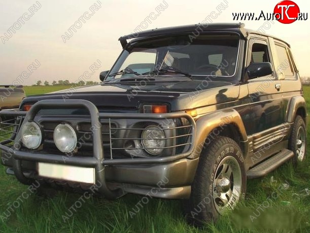 5 099 р. Накладки на колёсные арки CT Лада нива 4х4 2121 Урбан (2019-2021) (Неокрашенные)  с доставкой в г. Майкоп