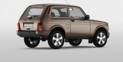 3 299 р. Бампер задний Urban  Лада Нива 4х4  2121 - нива 4х4 ( 2131,  2121 Бронто,  2121,  2121 (Legend)) (Неокрашенный, Без креплений)  с доставкой в г. Майкоп. Увеличить фотографию 3