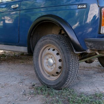 999 р. Арки крыльев Круг Лада Нива 4х4 2121 3 дв. дорестайлинг (1977-2019) (Текстурная поверхность)  с доставкой в г. Майкоп. Увеличить фотографию 10