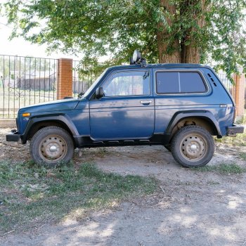 989 р. Пороги накладки Autodemic  Лада Нива 4х4  2121 - нива 4х4  2121 (Текстурная поверхность)  с доставкой в г. Майкоп. Увеличить фотографию 7