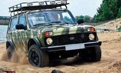 13 249 р. Экспедиционный багажник Бронто Лада Нива 4х4 2121 3 дв. дорестайлинг (1977-2019) (Дно: сетка)  с доставкой в г. Майкоп. Увеличить фотографию 2