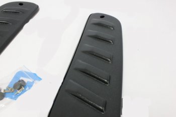 1 199 р. Накладки боковых воздухозаборников Тюн-Авто Лада нива 4х4 2131 5 дв. 1-ый рестайлинг (2019-2021) (Неокрашенные)  с доставкой в г. Майкоп. Увеличить фотографию 3