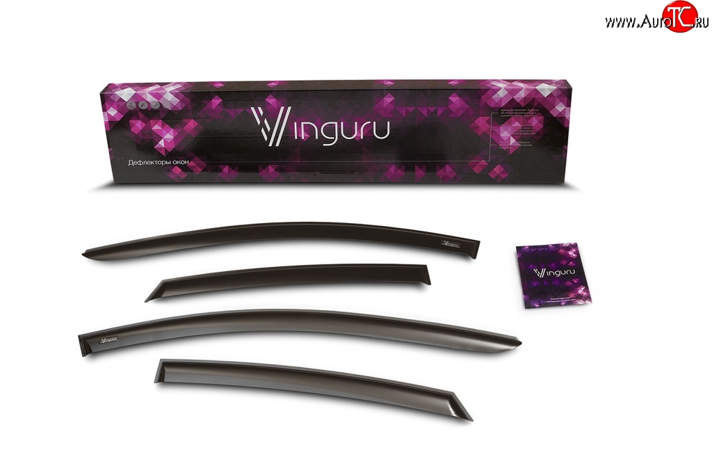 349 р. Дефлекторы окон Vinguru Лада нива 4х4 2121-80 ФОРА (1995-2011)  с доставкой в г. Майкоп