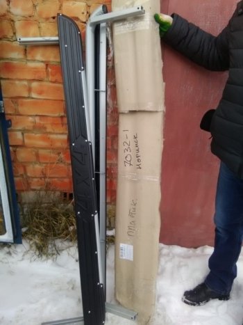 5 999 р. Порожки для ног Техно-Сфера  Лада нива 4х4  2131 (1993-2019) 5 дв. дорестайлинг  с доставкой в г. Майкоп. Увеличить фотографию 3