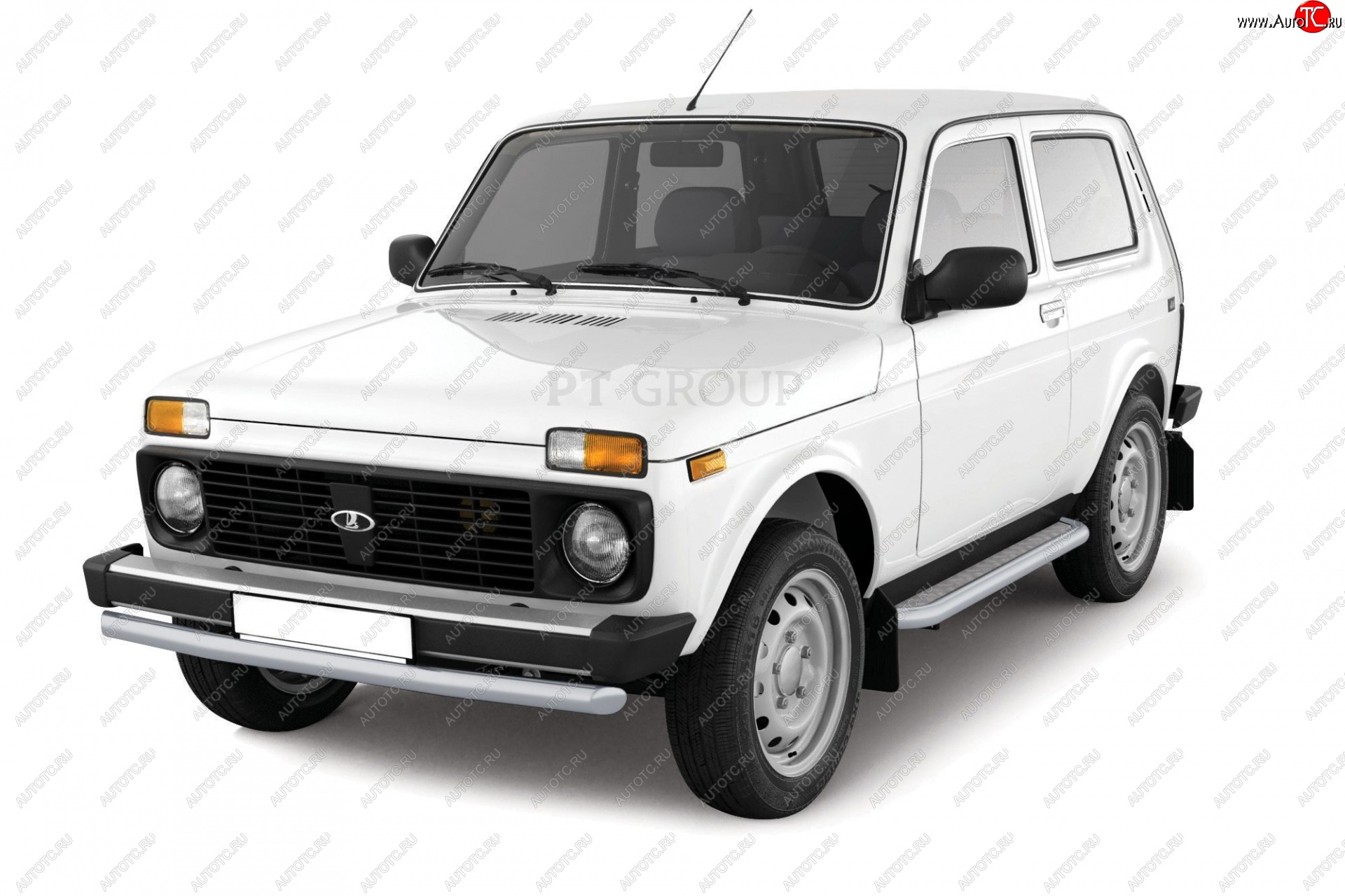 3 969 р. Защита переднего бампера (Ø63 мм) Petroil Tuning Лада нива 4х4 2131 (Legend) 5 дв. 2-ой рестайлинг (2021-2025) (Сталь с полимерным покрытием в цвет: серебристый Искра)  с доставкой в г. Майкоп