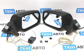 7 399 р. Боковые зеркала в стиле AMG Тюн-Авто (2 шт., электрорегулировка, анти-блик, подогрев)  ВИС 2346 ( бортовой,  фургон,) (1998-2025), ВИС 23461 ( бортовой,  фургон,) (1998-2025), Лада Нива 4х4  2121 (1977-2019), Лада нива 4х4 ( 2131,  2329,  2121-80,  2121 Бронто,  2121,  2121 (Legend)) (1993-2025) (Черный глянцевый, Неокрашенное)  с доставкой в г. Майкоп. Увеличить фотографию 2