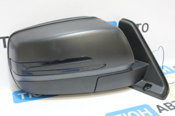 7 099 р. Боковые зеркала в стиле AMG Тюн-Авто (2 шт., электрорегулировка, анти-блик, подогрев) Лада нива 4х4 2121 3 дв. 1-ый рестайлинг (2019-2021) (Черный текстурный пластик (шагрень), Неокрашенное)  с доставкой в г. Майкоп. Увеличить фотографию 3