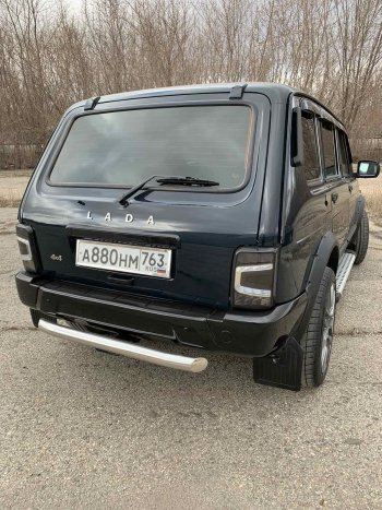 3 299 р. Бампер задний Urban  Лада Нива 4х4  2121 - нива 4х4 ( 2131,  2121 Бронто,  2121,  2121 (Legend)) (Неокрашенный, Без креплений)  с доставкой в г. Майкоп. Увеличить фотографию 5