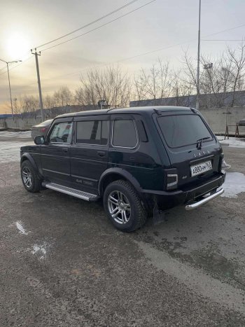 3 299 р. Бампер задний Urban  Лада Нива 4х4  2121 - нива 4х4 ( 2131,  2121 Бронто,  2121,  2121 (Legend)) (Неокрашенный, Без креплений)  с доставкой в г. Майкоп. Увеличить фотографию 6