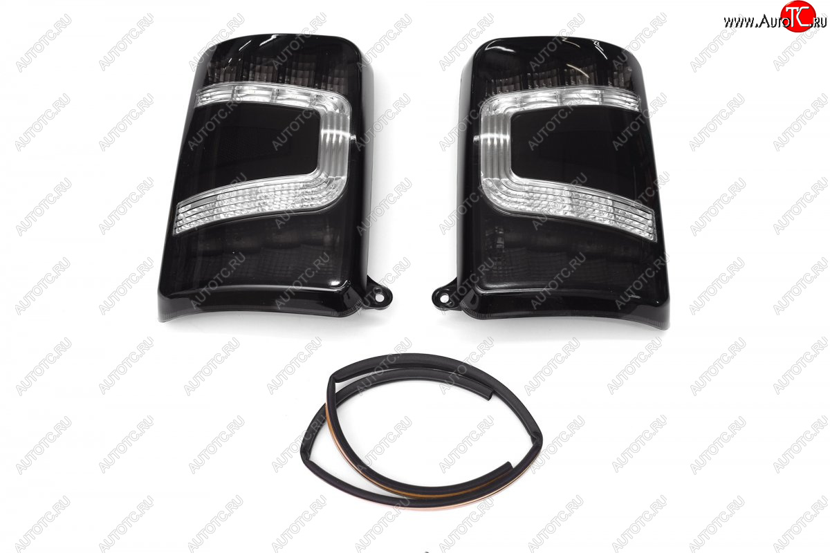 5 949 р. Светодиодные LED фонари (задние) Тюн-Авто Лада нива 4х4 2131 5 дв. дорестайлинг (1993-2019) (Цвет: черный)  с доставкой в г. Майкоп