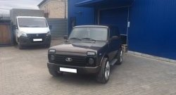 3 299 р. Дневные ходовые огни с поворотниками Тюн-Авто Classic Лада нива 4х4 2131 Урбан 3 дв. дорестайлинг (2014-2019) (Поворотник в НИЖНЕЙ секции, светится равномерно)  с доставкой в г. Майкоп. Увеличить фотографию 3