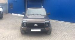 3 299 р. Дневные ходовые огни с поворотниками Тюн-Авто Classic Лада нива 4х4 2131 Урбан 3 дв. дорестайлинг (2014-2019) (Поворотник в НИЖНЕЙ секции, светится равномерно)  с доставкой в г. Майкоп. Увеличить фотографию 8