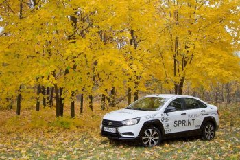 22 999 р. Комплект накладок на арки, порогм и молдингов Rally Sport Лада Веста Кросс 2180 седан рестайлинг (2022-2025)  с доставкой в г. Майкоп. Увеличить фотографию 3