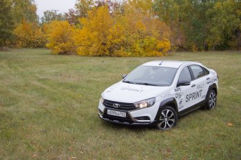 22 999 р. Комплект накладок на арки, порогм и молдингов Rally Sport Лада Веста Кросс 2180 седан рестайлинг (2022-2025)  с доставкой в г. Майкоп. Увеличить фотографию 5