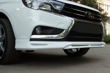 1 179 р. Центральная планка между клыками VTS переднего бампера Лада Веста SW 2181 универсал дорестайлинг (2017-2022) (Неокрашенная)  с доставкой в г. Майкоп. Увеличить фотографию 3