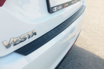 499 р. Защитная накладка заднего бампера Тюн-Авто Лада Веста 2180 седан дорестайлинг (2015-2023)  с доставкой в г. Майкоп. Увеличить фотографию 5