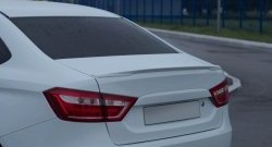 7 249 р. Лип спойлер АртФорм Лада Веста 2180 седан дорестайлинг (2015-2023) (Окрашенный)  с доставкой в г. Майкоп. Увеличить фотографию 3