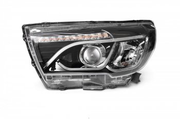 Светодиодная LED фара с ДХО Тюн-Авто.(левая) Лада Веста ( 2180,  SW 2181) (2015-2023) седан дорестайлинг, универсал дорестайлинг