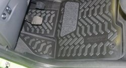 Комплект ковриков в салон Aileron 4 шт. (полиуретан, 3D с подпятником) Лада Веста Кросс 2181 универсал дорестайлинг (2017-2023)