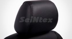 5 999 р. Чехлы для сидений SeiNtex (экокожа, 60/40, Aurbag) Лада Веста 2180 седан дорестайлинг (2015-2023) (черный)  с доставкой в г. Майкоп. Увеличить фотографию 3