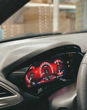 42 949 р. Электронная панель приборов Тюн-Авто “Vision” Лада Веста 2180 седан дорестайлинг (2015-2023) (Темно-серый, матовый)  с доставкой в г. Майкоп. Увеличить фотографию 3