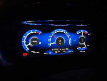 42 949 р. Электронная панель приборов Тюн-Авто “Vision” Лада Веста 2180 седан дорестайлинг (2015-2023) (Темно-серый, матовый)  с доставкой в г. Майкоп. Увеличить фотографию 4