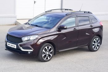 7 919 р. Решетка радиатора Petroil Tuning Лада XRAY (2016-2022)  с доставкой в г. Майкоп. Увеличить фотографию 2