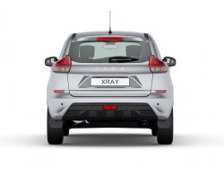 Бампер задний Стандарт Лада XRAY (2016-2022) (Окрашенный)