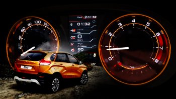 86 999 р. Комбинация приборов Ferrum GF 890 Cross Лада XRAY (2016-2022) (с щитком)  с доставкой в г. Майкоп. Увеличить фотографию 3