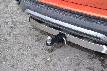 17 659 р. Фаркоп Petroil Tuning (съемный квадрат, с нержавеющей пластиной) Volkswagen Taos (2020-2022)  с доставкой в г. Майкоп. Увеличить фотографию 4