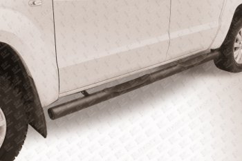 Защита порогов d76 с проступями Volkswagen Amarok (2009-2016) дорестайлинг