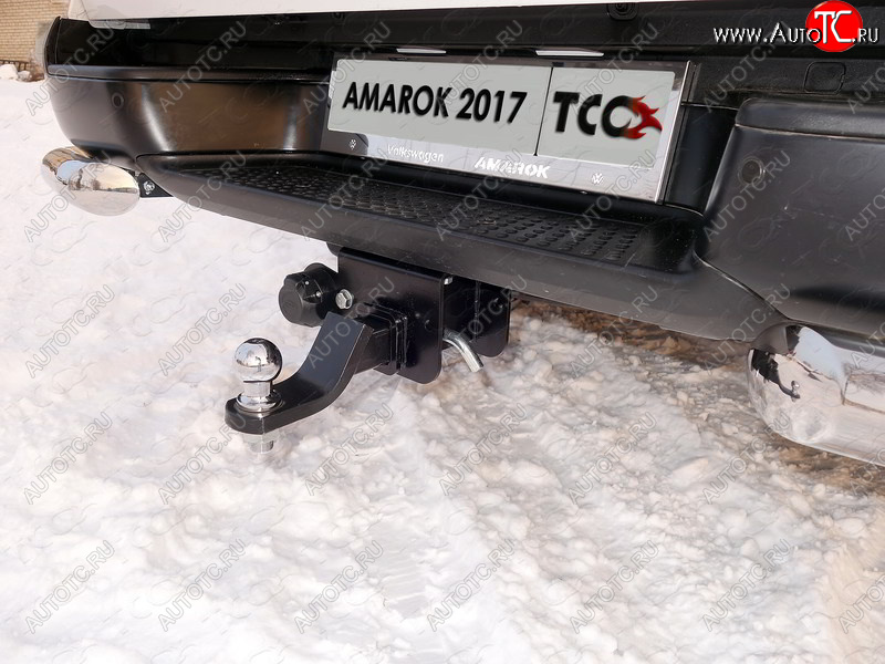 14 949 р. Фаркоп (тягово-сцепное устройство) TCC  Volkswagen Amarok (2016-2022) рестайлинг (Оцинкованный, шар E - нержавейка)  с доставкой в г. Майкоп