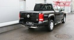 13 139 р. Защита заднего бампера с проступью Souz-96 (d76, короткая) Volkswagen Amarok дорестайлинг (2009-2016)  с доставкой в г. Майкоп. Увеличить фотографию 2