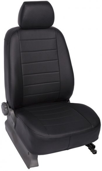 5 999 р. Чехлы на сиденья из экокожи Seintex (полосы, 40/60) Volkswagen Amarok дорестайлинг (2009-2016)  с доставкой в г. Майкоп. Увеличить фотографию 5