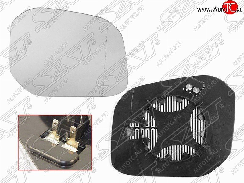 819 р. Правый зеркальный элемент зеркала заднего вида SAT (с подогревом) Volkswagen Caddy 2K рестайлинг (2015-2020)  с доставкой в г. Майкоп