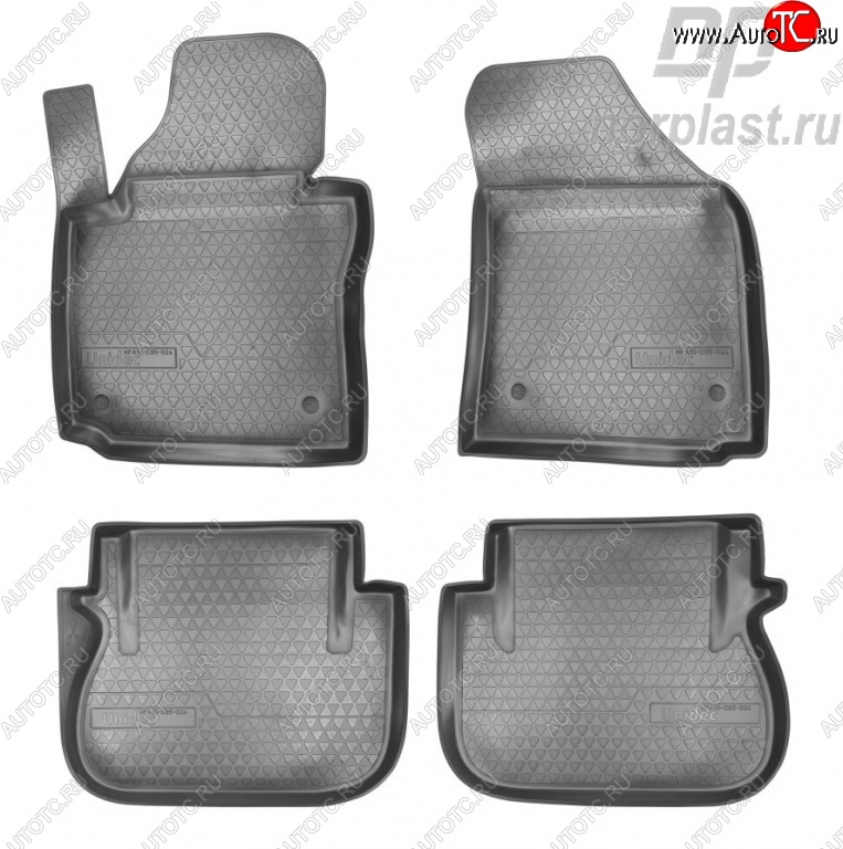 2 299 р. Комплект ковриков в салон Norplast (2 сдвижные двери) Volkswagen Caddy 2K дорестайлинг (2003-2010)  с доставкой в г. Майкоп