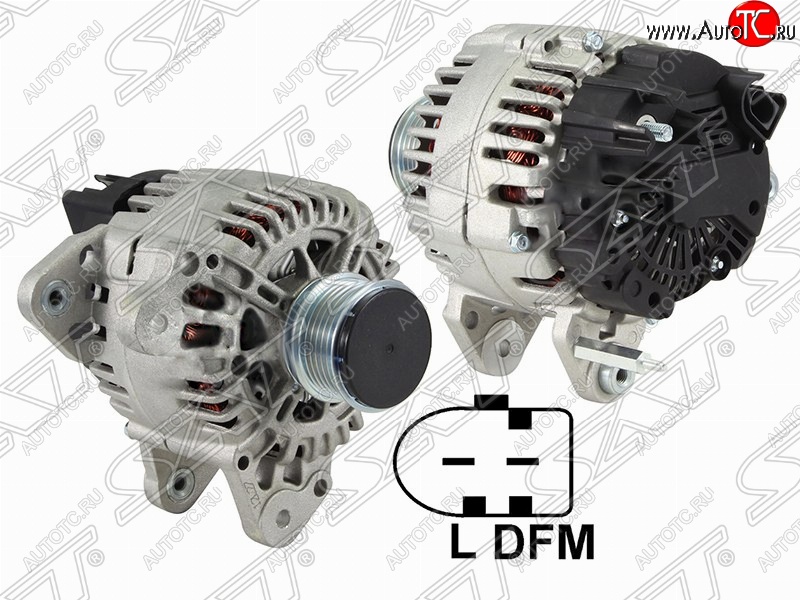 3 699 р. Генератор (110A/ 12V) (1,9D/2,0D/2,5D) SAT Volkswagen Crafter 1 (2006-2017)  с доставкой в г. Майкоп