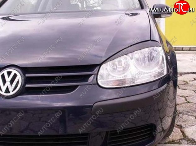 1 649 р. Реснички на фары CT Volkswagen Golf 5 универсал (2003-2009) (Неокрашенные)  с доставкой в г. Майкоп