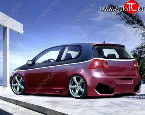 22 899 р. Задний бампер Golardo Volkswagen Golf 5 хэтчбэк (2003-2009)  с доставкой в г. Майкоп