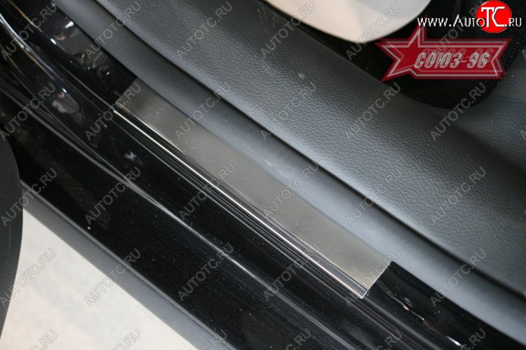 2 204 р. Накладки на внутренние пороги Souz-96 (без логотипа) Volkswagen Golf 5 хэтчбэк (2003-2009)  с доставкой в г. Майкоп