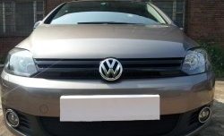 2 089 р. Сетка на бампер (рестайлинг) Russtal (черная) Volkswagen Golf Plus 5 (2004-2009)  с доставкой в г. Майкоп. Увеличить фотографию 3