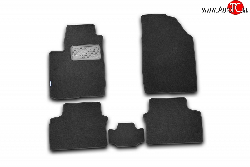 120 р. Коврик в салони Element 5 шт. (текстиль) (АКПП, хетчбек) Volkswagen Golf Plus 5 (2004-2009)  с доставкой в г. Майкоп