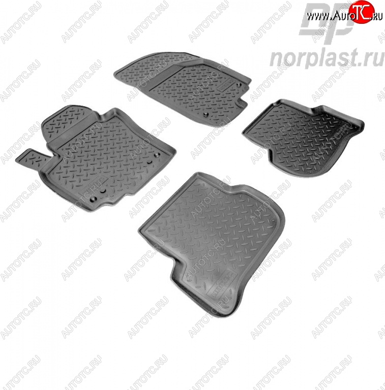 2 139 р. Комплект салонных ковриков Norplast  Volkswagen Golf Plus  6 (2009-2014)  с доставкой в г. Майкоп