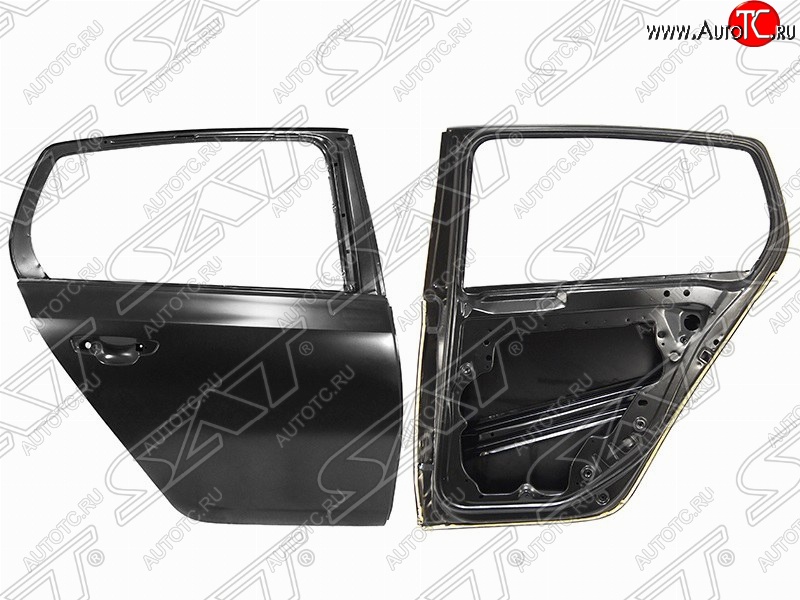 8 249 р. Правая дверь задняя SAT Volkswagen Golf 6 хэтчбэк 5 дв. (2008-2014) (Неокрашенная)  с доставкой в г. Майкоп