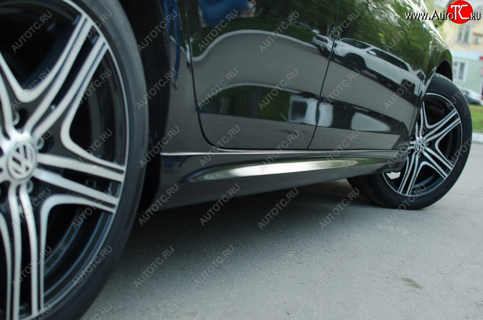 6 949 р. Пороги  MV Tuning (R-Line)  Volkswagen Golf  6 (2008-2014) хэтчбэк 5 дв. (Неокрашенные)  с доставкой в г. Майкоп