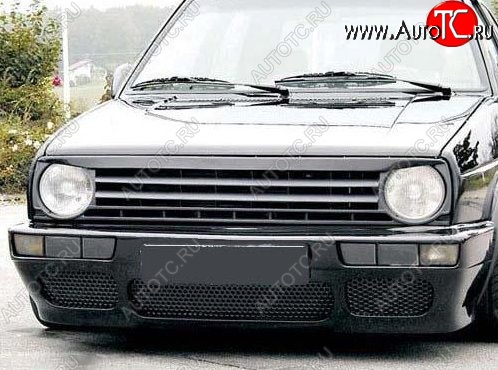 4 949 р. Решётка радиатора CT Volkswagen Golf 2 (1983-1992) (Неокрашенная)  с доставкой в г. Майкоп