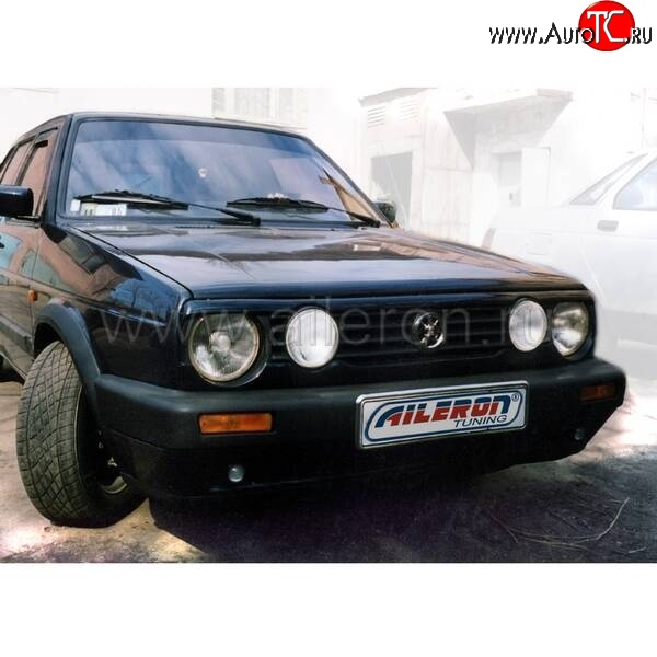 399 р. Накладка на фары Aileron  Volkswagen Golf  2 (1983-1992) (Неокрашенные)  с доставкой в г. Майкоп