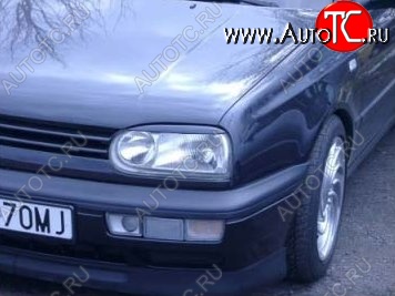 1 649 р. Реснички на фары CT Volkswagen Golf 3 (1991-1998) (Неокрашенные)  с доставкой в г. Майкоп