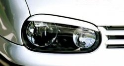 989 р. Реснички на фары CT Volkswagen Golf 4 (1997-2003) (Неокрашенные)  с доставкой в г. Майкоп. Увеличить фотографию 2