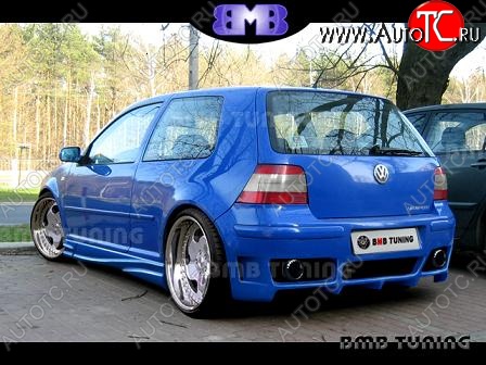 23 969 р. Задний бампер В1 Volkswagen Golf 4 (1997-2003)  с доставкой в г. Майкоп